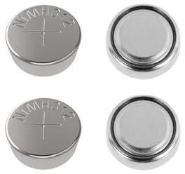 Rechargeable Size 312 Batteries for Hearing Aids and Charging Box, 312 Hearing Aid Battery Charger Case with 4 Packs Hearing Aid Batteries for Daily Rotation Use(Charger + 4pcs 312 Batteries) (4pcs