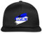 Spreadshirt Die Macht Aus Berlin Blau-Weiß Fußball Fan Snapback Cap, One Size, Schwarz/Schwarz