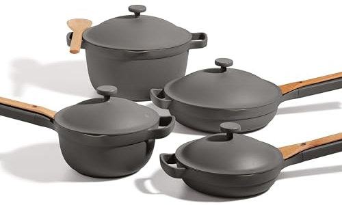 Our Place Cookware Set - 13-Piece Kit Including The Always Pan, Perfect Pot and Spatulas | Multifunctional, Toxin-Free Nonstick | Heat Safe up to 450°F | Oven, Stove, Induction Compatible | Char