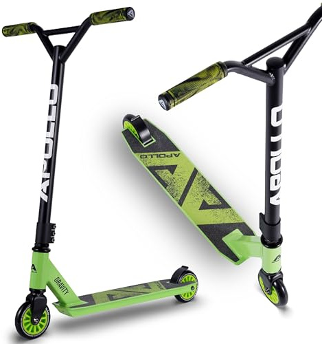 Apollo Stuntscooter Gravity - Fun-Kickscooter für Kinder und Teenager, Kinderroller, Trick Roller für Jungen und Mädchen ab 6 Jahren, Stunt Scooter auch für Beginner geeignet
