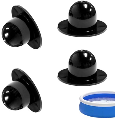 4 Stück Pool Stopfen,Pool Verschlussstopfen,Swimming Pools Wall Plugs,Pool-Wandstopfen,Oberirdische Pools Filter,Poolstopfen Kompatibel mit Intex und Bestway,Schwimmbad Stopfen für Swimmingpool