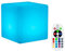 LED Cube Boules Lumineuse, DINOWIN étanche Éclairage d'Ambiance Lampe,Rechargeable 16RGB Couleurs Changeantes pour Décoration Cadeau Avec télécommande (20x20x20cm)