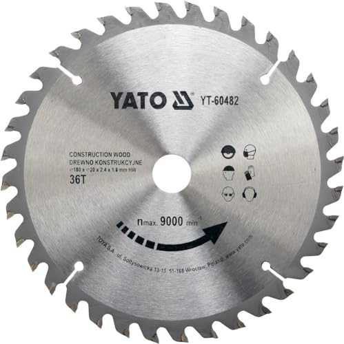 TCT BLADE FOR CONST.WOOD 180X36TX20MM
