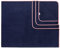 Sowel® Strandtuch XXL, 200x160 cm, Partner und Familien Badetuch, Groß, 100% Bio-Baumwolle, Flauschig, Frottee, Velours, Damen und Herren, Navy/Pink
