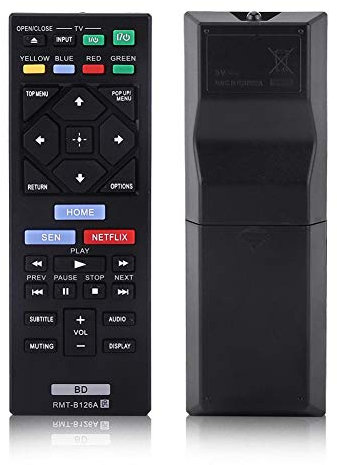 Reemplazo Universal Control Remoto para Blue Ray Player Remote Control para RMT-B126A