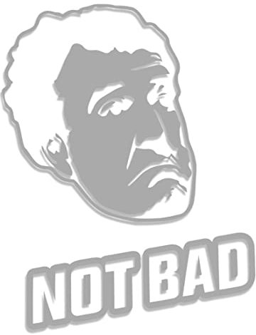 Decus Clarkson NOT Bad L 0019 (Silber) // Sticker OEM JDM Style Aufkleber