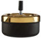 Premier Housewares 305225 Drehaschenbecher, mattschwarz/goldfarben, groß