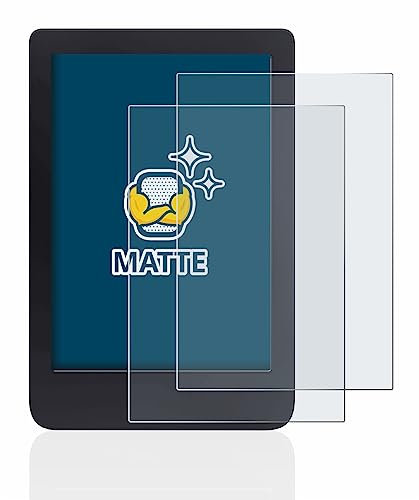 BROTECT Entspiegelungs-Schutzfolie für Tolino Shine 3 (2 Stück) Matte Displayschutz-Folie, Anti-Reflex, Anti-Fingerprint