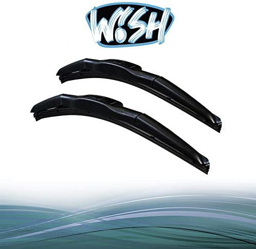 Wish® Hybrid Symbio Satz Front Scheibenwischer Länge: 14 350mm / 14 350mm Wischblätter Vorne Hybrid-Scheibenwischer HS14.14