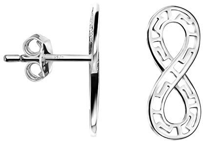 SOFIA MILANI - Damen Ohrringe 925 Silber - Ohrstecker als Unendlich Zeichen - 20787