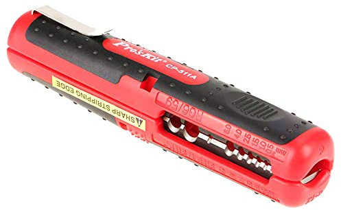 Red Cable Stripping Multi Tool, Cable Stripper, Wire Stripping Tool Multifunctional Electrician Cable Dismantling Cutter Wire Stripper Hand Stripping Tool