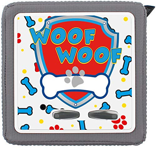 yabaduu Schutzfolie Schutzcover für Toniebox passgenau selbstklebend kindgerecht Folie Zubehör für Kinder Spielzeug (Y031-48 Paw, Ohne Wunschname)