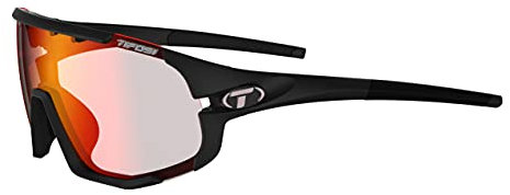 Tifosi Sledge Fototec Single Lens Sunglasses, Matte Black, L-XL