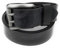 Herren Ledergürtel aus echtem Leder I Gürtel für Männer und Damen I 4 CM breit (Schwarz, 155 cm)