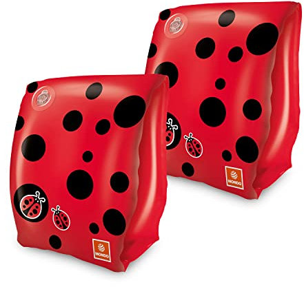 Mondo Toys - Lady Bug Arm Bands - Braccioli di Sicurezza per bambini - Materiale PVC - Adatti a bambini da 2 a 6 anni con Peso 6-20 kg - 16853