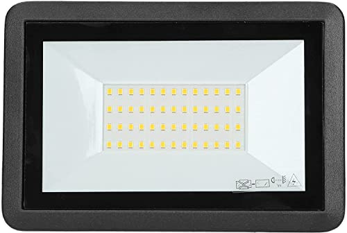 Adviti FARO LED Strahler 50W 4000lm IP65 4000K Aluminium + Glas (Watt, 50)