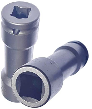 Steckschlüssel; Stecknuss Innenvierkant 17 mm, Schlagschrauber Antrieb 1/2, Kraftstecknuss