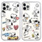 nurkorki [2 Stück Schutzhülle für iPhone 14 Pro Hülle 6,1, Handyhülle Niedlich Karikatur Muster Transparente TPU Silikon Einzigartige Lustig Beschützen Hülle für iPhone 14 Pro