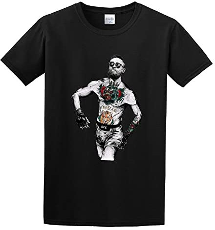 Men's Conor McGregor Fighter Conor McGregor The Nutorious Print T Shirt XL