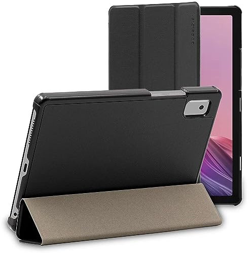 ebestStar - Funda para Lenovo Tab M9, Carcasa Capa, Slim Case Protectora, Tapa Magnetica Cuero PU, Negro