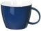 fMSDD Porzellanbecher, übergroße Suppentasse oder Jumbo-Becher für Kaffee, Haferflocken, Gumbo, Salat, mikrowellen- und ofenfest, Blau