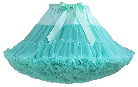 Deals of The Day Lightning Deals Karneval Kostüm Damen Rotes Tütü Tutu Grün Grüner Rock Kostüm Glitzer Rock Blau Tüllrock Dunkelgrün Damen Rock Schwarz Damen Knielang Blaues Tütü Rock Weiß Lang