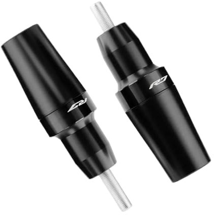 Uubik Motorräder Sturzpads Für Yamaha YZF R7 2021–2023 Motorrad-Zubehör, Crash-Slider, Fallschutz Frame Sliders Sturzschutz (Color : Black)