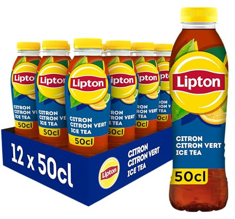 Lipton Ice Tea Citron Citron Vert Bouteilles 12x50CL