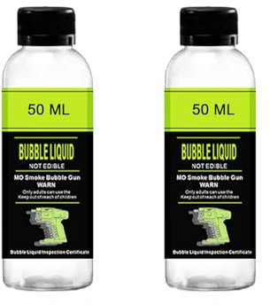Fumoir a froid Accessories-Witriolik Liquide À Bulles 50mL x2, Cocktail Bubble Maker Pistolet À Fumer Portable Pistolet À Bulles De Fumée Chargement USB pour Aliments fumés, Barman à Domicile