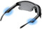 OBEST Smart Audio Sonnenbrille, 5.2 Bluetooth Drahtlose Smart Brille, Offene Kopfhörer, UV-Schutz, Sprachnavigation, Passend für Outdoor-Sportarten, Laufen und Radfahren