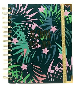 Schülerkalender Wild 2024-2025, Tag- und Jahresplaner, Premiumeinband, Jahresplaner mit 2 Tagen pro Seite, Maße: 2,5 x 17,5 x 21,5 cm. Sweetcolor