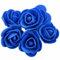 Wisafory Künstliche Rosenköpfe Mini Schaumrosen Künstliche Schaumstoff Rosen Köpfe Foamrosen Dekoblumen Rosenstrauß für Hochzeit Brautstrauß Party Home Deko DIY Valentine's Day Dunkelblau 300PCS