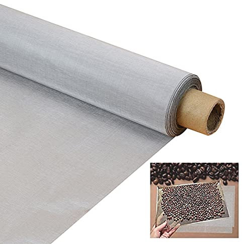 WYIPENGF Stainless Steel mesh Screen 150 Mesh Metal mesh Insect Metal Mesh Sheet, Fine Wire Mesh,Woven Wire Mesh Filter,for Air Ventilation Protecting Mesh Vent Metal Screens
