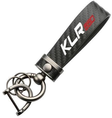 Porte-Clés De Moto En Alliage De Zinc Et Fiber De Carbone, Pour Kawasaki KLR650 KLR 650, Cadeaux