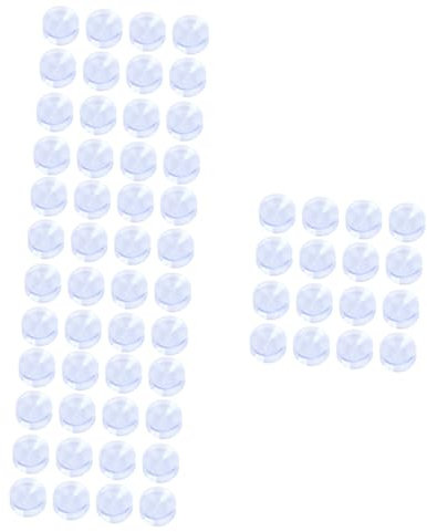 Artibetter 4 Stück Glas Anti Rutsch Matte Robuste Transparente Kleiderbügel Doppelseitige Saugnäpfe Wasserbecher Saugnapf Anti Rutsch Möbel Pads Anti Rutsch Stoßstangen Pads