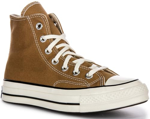 Converse A08616C Herren Chuck 70 Vintage Canvas Hi Lac Sneaker, Hellbraun, 10.5 Women/8.5 Men