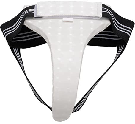 Taekwondo Groin Guard Protection abdominale Boxe Kickboxing Réglable Femme XS