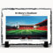 Southampton St Mary's Stadium Slate Plaque with Stand - 200mm x 150mm - Coordinates Souvenir for Saints Fans