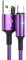 HFSAZJ Usbc Charger Cable, Usb To Usb c Cable Cord, Usb To Type c Charging Cable With Led Light, Fast Charge Usb c Cable, Braided Usb C Cord For Phone (purple 1.2m)