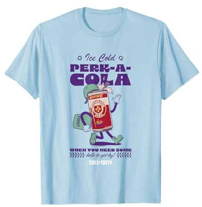 Call Of Duty I Cold Perk -A- Cola When You Need Some Retro Camiseta