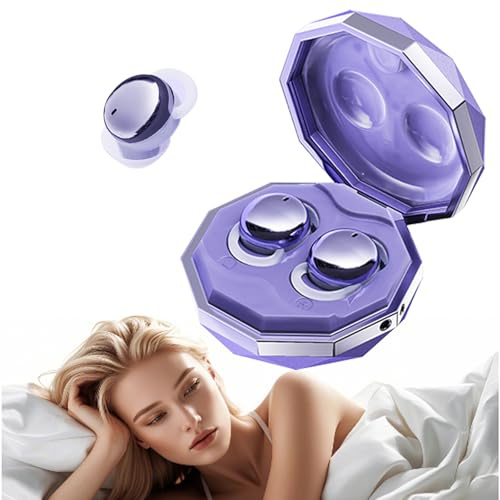 In Ear Schlafkopfhörer Kabellos Bluetooth 5.4 Mini Klein Kopfhörer zum Schlafen im Ohr Sleep Earbuds Schnurlos Drahtlos Unsichtbare Schlaf Ohrhörer Mädchen Wireless Earphones Headphones Ear Buds