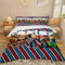 PYTRARTY Rob-lox Kinder BettwäSche，Rob-lox BettwäSche 135x200 Kinder Set 3 Teilig，Enthalten 1 Reine Rob-lox Bettbezug mit Reißverschluss und 2 80x80cm KissenbezüGe，Geeignet für Jungen und MäDchen