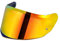 Visiera Casco per FF808 Stream II,Visiera del casco Lente Antigraffio Flip up Lente,Protezione per Il Vento del Motociclo,Casco Parabrezza Moto Visiera a Lente Integrale (Rosso cromo)