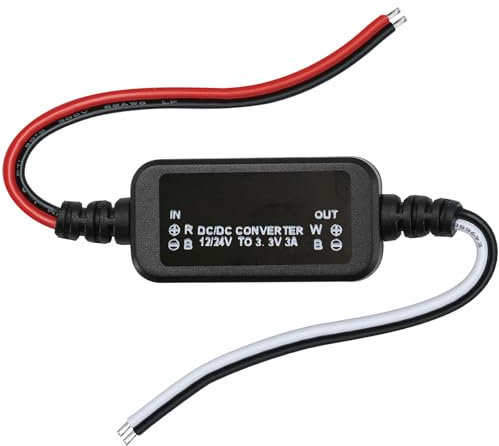 Xdingjiala DC Buck Converter 12V/24V to 3.3V 3A 9.9W Max - Step-Down Module for Industrial Microcontrollers, CAN Bus Systems & Truck Telematics