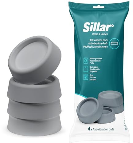Sillar Universal vibration dampers for washing machines and dryers - Vibration dampers - Spare parts, accessories for Bosch, Privileg, AEG, Siemens - Vibration dampers - 4 pcs