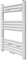 BOWEKAM - Porta asciugamani per riscaldamento centralizzato per casa e giardino, radiatore dritto, 500 x 764 mm, scelta di mobili