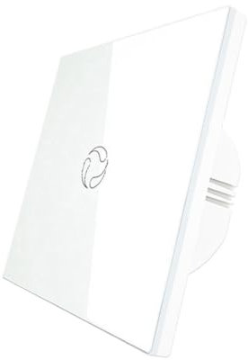 Juqoyue Interruttore Caldaia WiFi/Regolatore Scaldabagno 20A Tuya Smart APP Home Voice Pannello In Vetro Spina UE