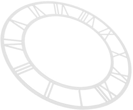 Gadpiparty Digitaluhr Der Wandaufkleber Runde Spiegeluhr Uhr Aufkleber Wanddekoration Für Wohnzimmer Wanduhr Mit Römischen Ziffern Uhr Zifferblatt Gesicht Silver Acryl