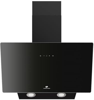 Hotte décorative inclinée - CONTINENTAL EDISON - CEHDI60B - A +++ - L60 cm - Noir