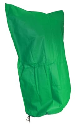 VALICLUD Winterlicher Frostschutzbeutel für Pflanzen aus Grünem Vliesstoff mit Kordelzug Wiederverwendbar für Kalte Jahreszeiten im Garten